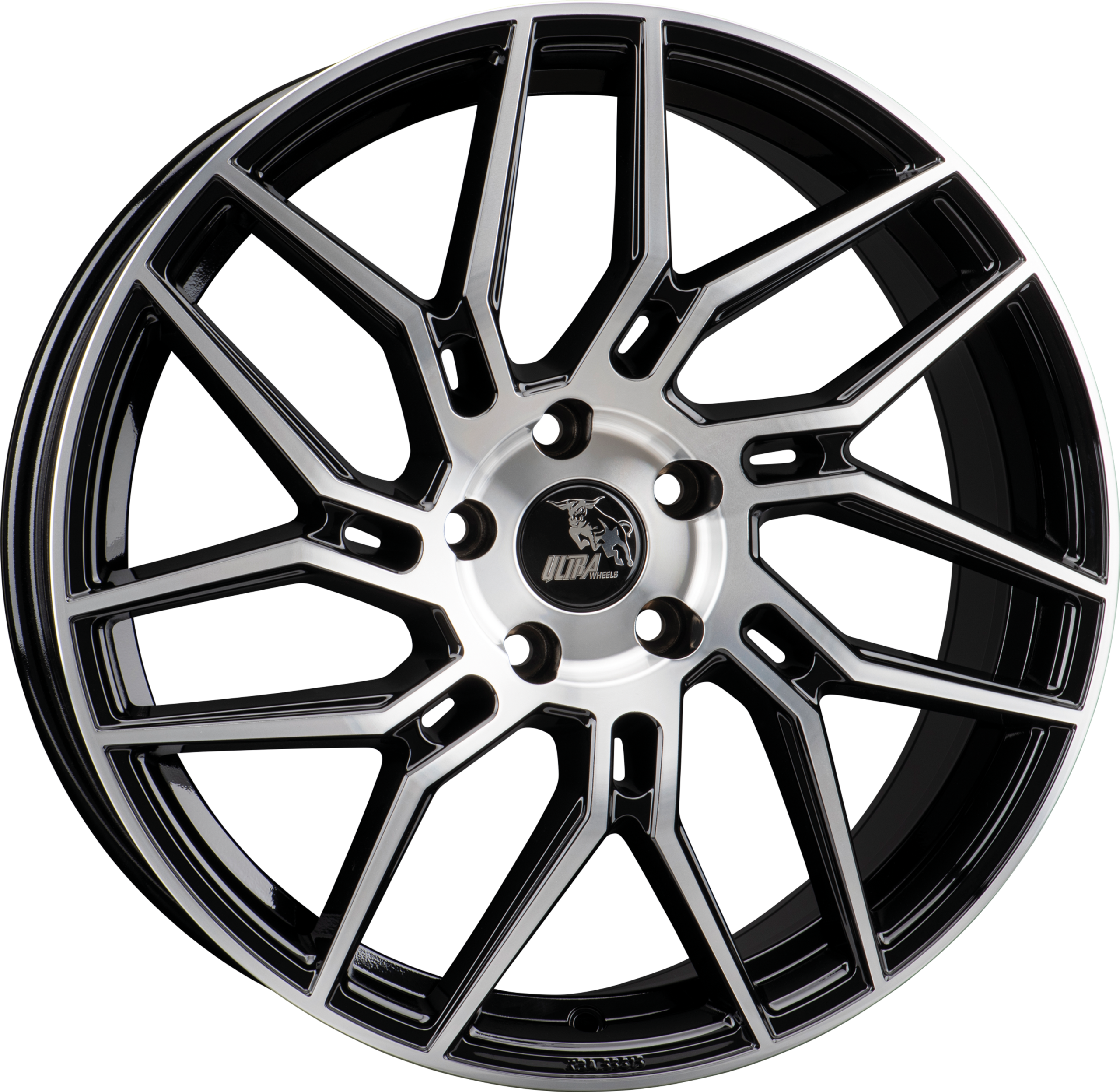 Foto der Ultra Wheels UA20 Cobra in Schwarz mit polierter Front